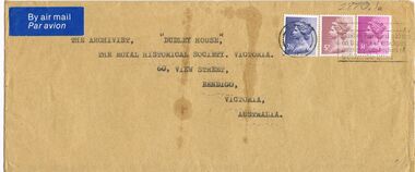 Document - CORRESPONDENCE: (1984) JOHN GRIMSON LETTER 1856, 1984