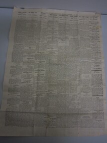 Newspaper - FOSTER AND WILSON COLLECTION: BENDIGO ADVERTISER, 19 October 1925