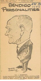 Newspaper - FOSTER AND WILSON COLLECTION: MR S MCKINNON, Nov 16? 1949