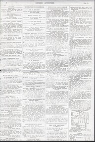 Newspaper - BENDIGO ADVERTISER - DEC 9 1853, 9 Dec 1853