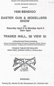 Document - 1988 EASTER GUN & MODELLERS SHOW, 1988