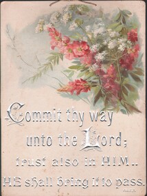 Document - MALONE COLLECTION: RELIGIOUS WALL HANGINGS, 1908