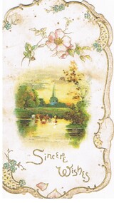 Ephemera - MALONE COLLECTION: GREETING CARDS, 1915