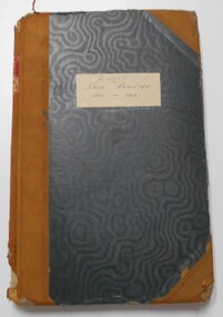 Document - LAND SALES REGISTER - 1882 - 1909, 1882 - 1909