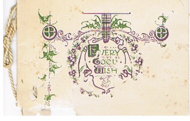 Document - MALONE COLLECTION: GREETING CARDS, 1915