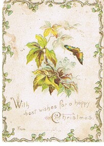 Document - MALONE COLLECTION: GREETING CARDS, 1915