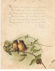 Document - MALONE COLLECTION: GREETING CARDS, 1915