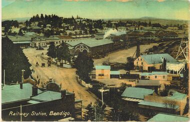 Photograph - RAILWAY STATION BENDIGO