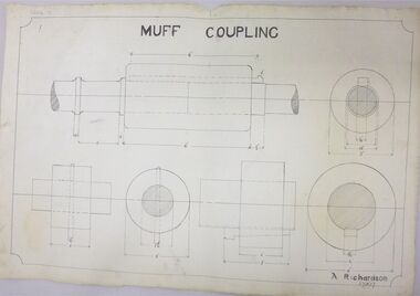 Document - ALBERT RICHARDSON COLLECTION: ENGINEERING DRAWING