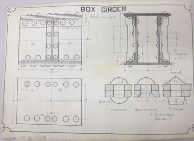 Document - ALBERT RICHARDSON COLLECTION : ENGINEERING DRAWING