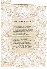 Document - MALONE COLLECTION: GREETING CARDS, 1900