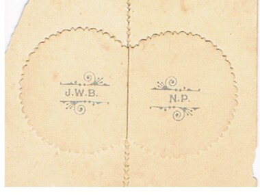 Document - MALONE COLLECTION: GREETING CARDS, 1896