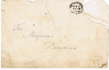 Document - MALONE COLLECTION: ENVELOPE, 1903