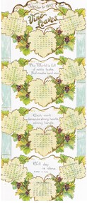Document - MALONE COLLECTION: ASSORTED CALENDARS, 1903, 1937, 1941, 1950