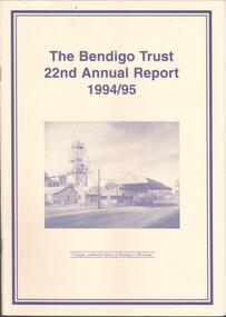 Document - THE BENDIGO TRUST COLLECTION:  ANNUAL REPORT   1994/95, 1995