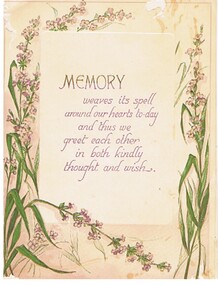 Document - MALONE COLLECTION: GREETING CARDS