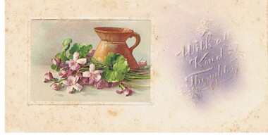 Document - MALONE COLLECTION: GREETING CARDS, 1911