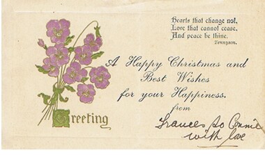 Document - MALONE COLLECTION: GREETING CARDS