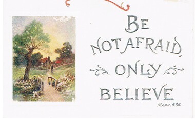 Document - MALONE COLLECTION: GREETING CARDS, 1926