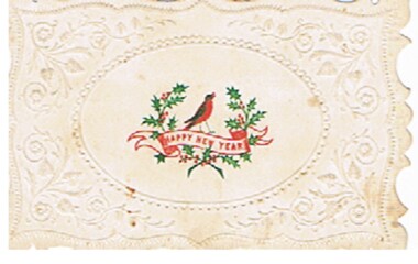Document - MALONE COLLECTION: GREETING CARDS, Dec 29th 70 (1870)