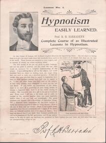 Document - HYPNOTISM IN 20 LESSONS, March 1900