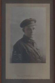Photograph - PHOTOGRAPH:  PORTRAIT OF SOLDIER WW1