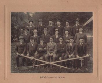 Photograph - PHOTOGRAPH:  S.R.C. COMMITTEE 1910 - 1911