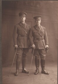 Photograph - PHOTOGRAPH:   PORTRAIT OF TWO SOLDIERS