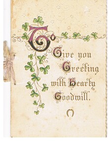 Document - MALONE COLLECTION: GREETING CARDS
