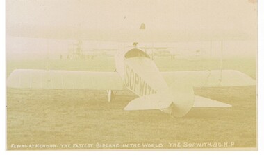 Postcard - BASIL WATSON COLLECTION:  POSTCARD, FLYING AT HENDON SOPWITH 80HP