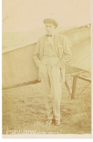 Postcard - BASIL WATSON COLLECTION:  MR. CLAUDE GRAHAME-WHITE AT HENDON