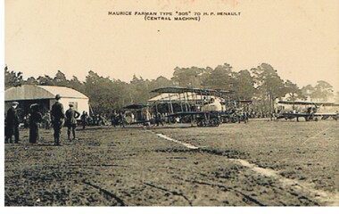 Postcard - BASIL WATSON COLLECTION: BIPLANES,  MAURICE FARMAN TYPE 305