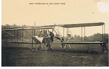 Postcard - BASIL WATSON COLLECTION: ARMY AEROPLANE CODY TYPE