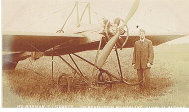 Postcard - BASIL WATSON COLLECTION: DEPERDUSSIN MONOPLANE AT MENDON