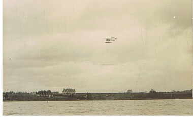 Postcard - BASIL WATSON COLLECTION:  BIPLANE IN SKY