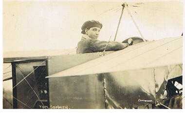 Postcard - BASIL WATSON COLLECTION: TOM SOPWITH IN AEROPLANE
