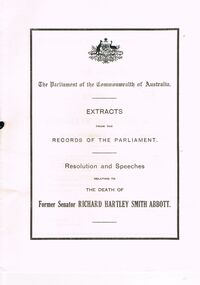 Document - ABBOTT COLLECTION: RICHARD HARTLEY SMITH ABBOTT, 17 April 1940