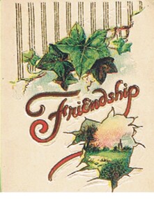 Document - MALONE COLLECTION: GREETING CARD, 1916