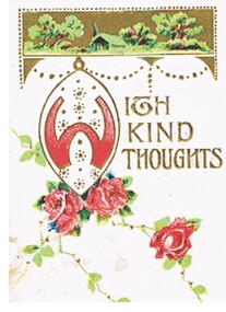 Document - MALONE COLLECTION: GREETING CARD, 1916