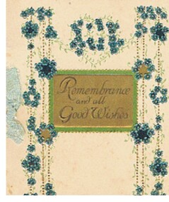 Document - MALONE COLLECTION: GREETING CARD