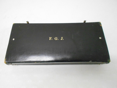 Accessory - F. G. JONES COLLECTION: MASONIC REGALIA CASE, 1940's