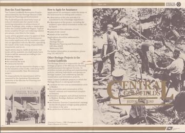 Document - CENTRAL GOLDFIELDS RESTORATION FUND, March 1986