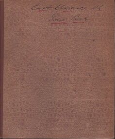 Book - MCCOLL, RANKIN AND STANISTREET COLLECTION: EAST CLARENCE N.L. - GOLD BOOK, 1936/45