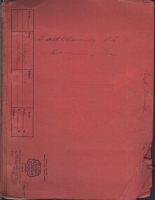 Document - MCCOLL, RANKIN AND STANISTREET COLLECTION: EAST CLARENCE - MACHINERY FILE, 1932/46