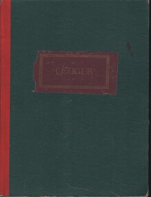 Book - MCCOLL, RANKIN AND STANISTREET COLLECTION: EAST CLARENCE GOLD MINING CO - LEDGER, 1932/37