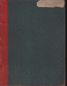 Book - MCCOLL, RANKIN AND STANISTREET COLLECTION: EAST CLARENCE GOLD MINING CO - PAYMENTS BOOK, 1932/40