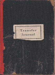 Book - MCCOLL, RANKIN AND STANISTREET COLLECTION: EAST CLARENCE GOLD MINING CO - SHARE TRANSFER JOURNAL, 1932/41
