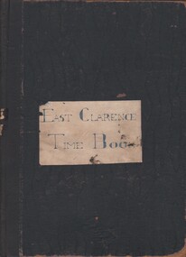 Book - MCCOLL, RANKIN AND STANISTREET COLLECTION; EAST CLARENCE GOLD MINING CO - TIME BOOK, 1946/47