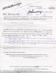 Document - MCCOLL, RANKIN AND STANISTREET COLLECTION: EAST CLARENCE GOLD MINING CO - LEASE 11161, 1941