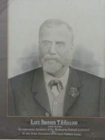 Photograph - LATE BROTHER T G GILLAM, 1900